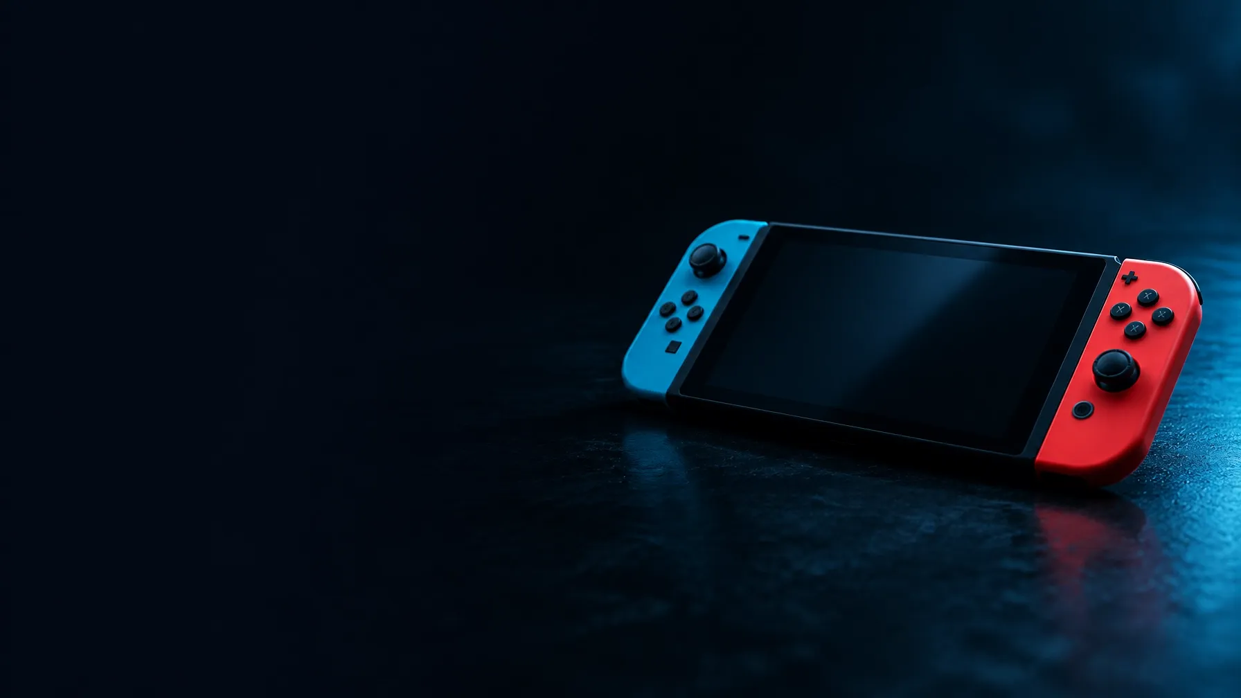 Nintendo Switch console with Joy-Con controllers